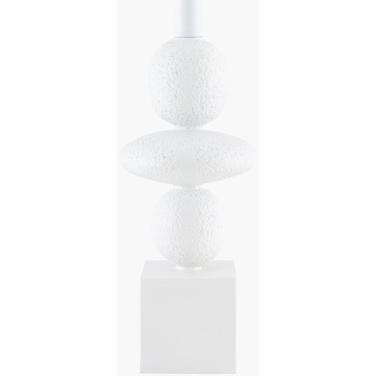 Modern European furniture - Geometric Stacked Linen Table Lamp - www.oroa.com