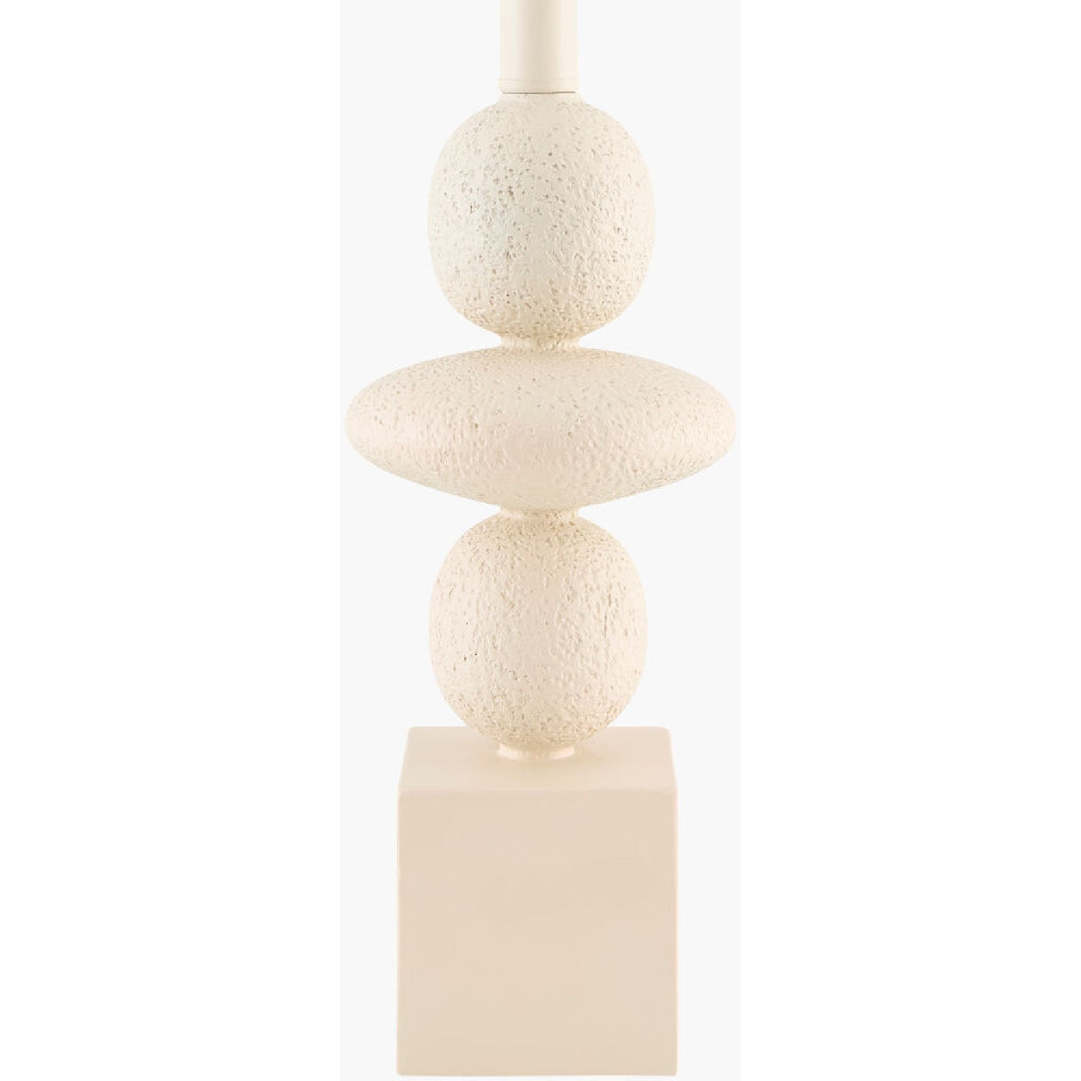 Modern European furniture - Geometric Stacked Linen Table Lamp - www.oroa.com