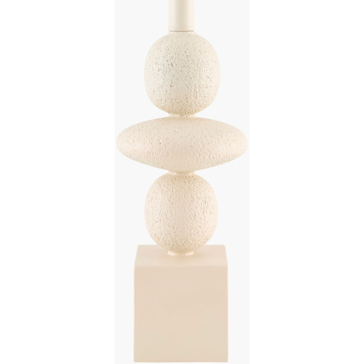 Modern European furniture - Geometric Stacked Linen Table Lamp - www.oroa.com