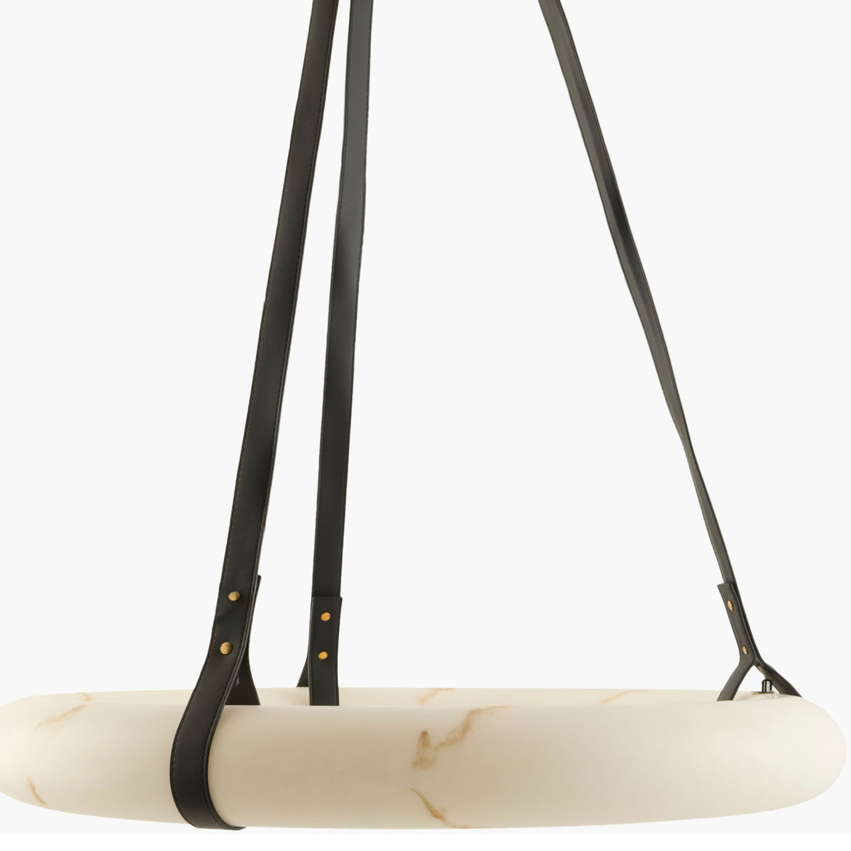 White Circular Pendant Lamp | Kuda Home Annilo - www.oroa.com
