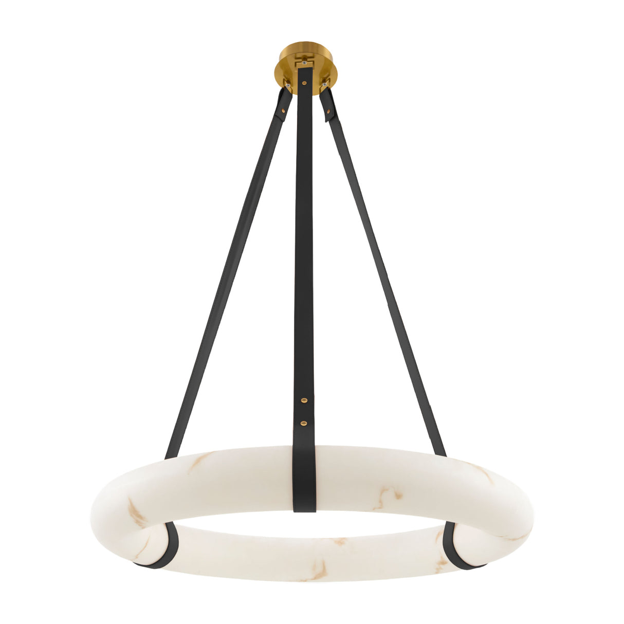 White Circular Pendant Lamp | Kuda Home Annilo - www.oroa.com
