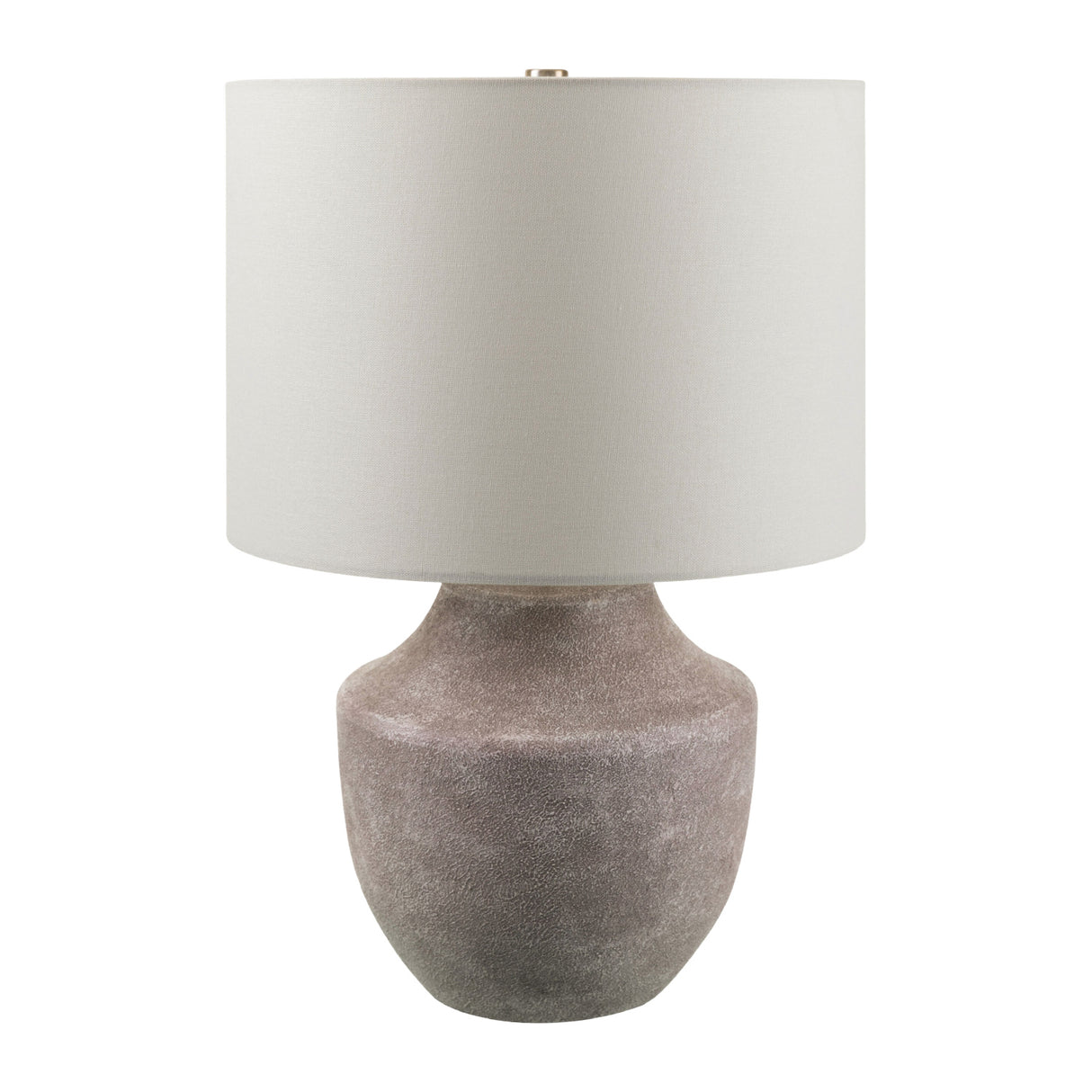 Beige Drum Linen Table Lamp S | Oroa.com