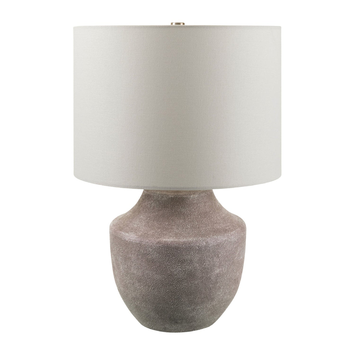 Modern European furniture - Beige Drum Linen Table Lamp S - www.oroa.com