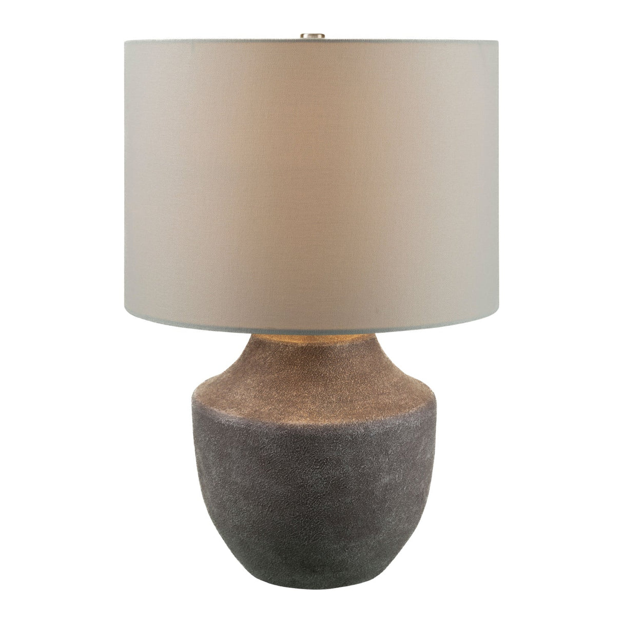 Modern European furniture - Beige Drum Linen Table Lamp S - www.oroa.com