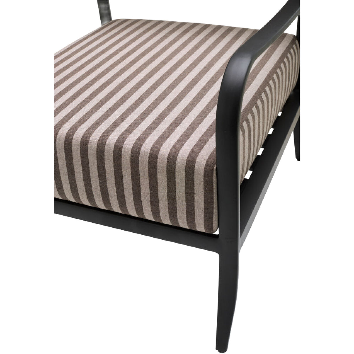 Modern European furniture - Black Aluminum Outdoor Accent Chair - www.oroa.com