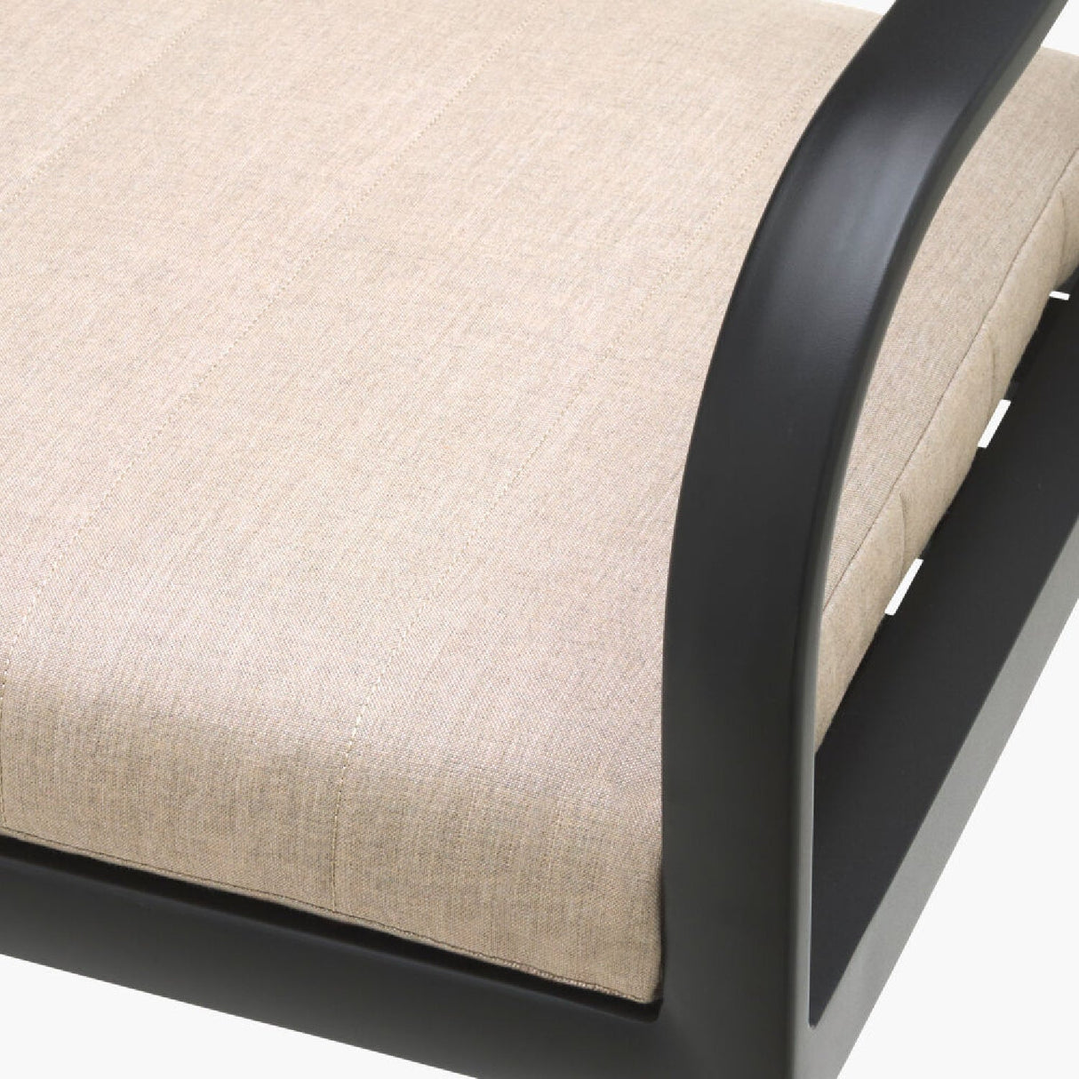 Modern European furniture - Black Aluminum Outdoor Dining Chair - www.oroa.com
