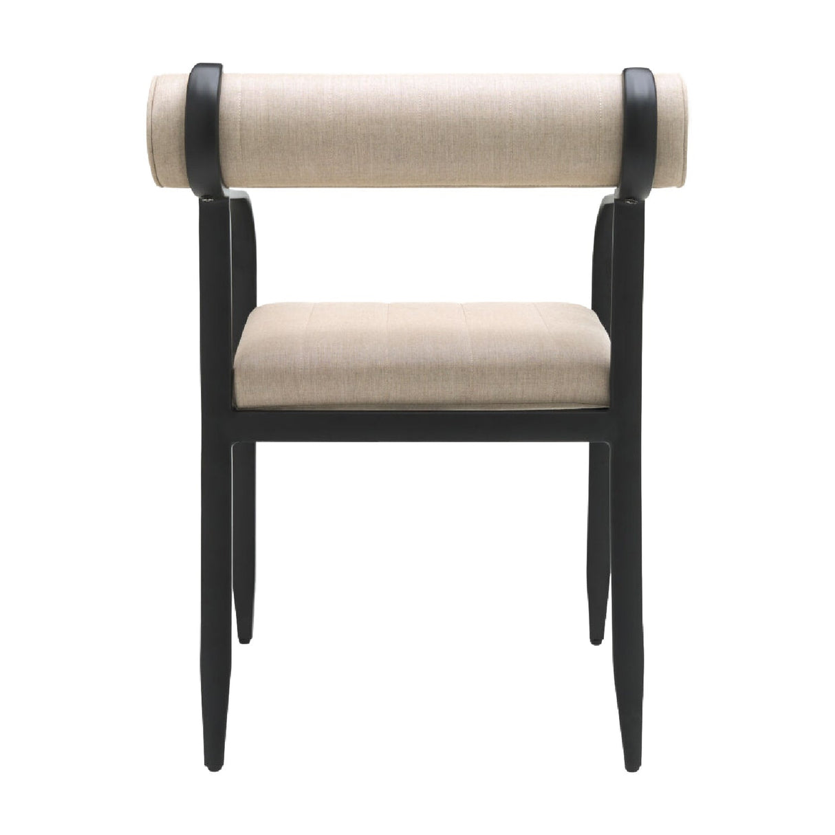 Modern European furniture - Black Aluminum Outdoor Dining Chair - www.oroa.com