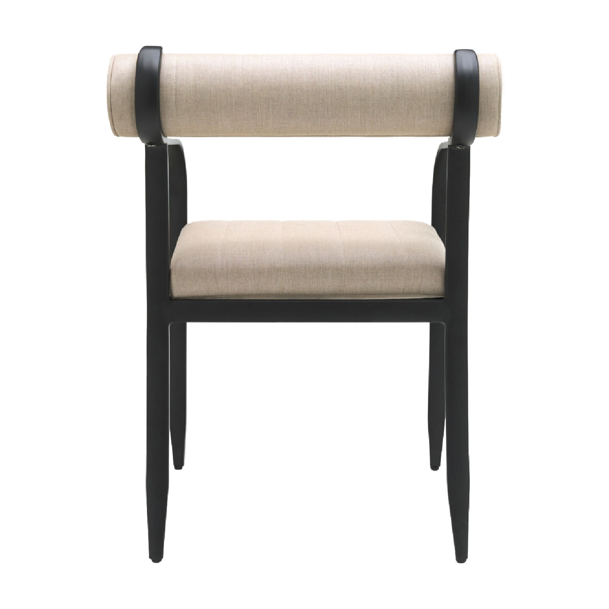 Modern European furniture - Black Aluminum Outdoor Dining Chair - www.oroa.com