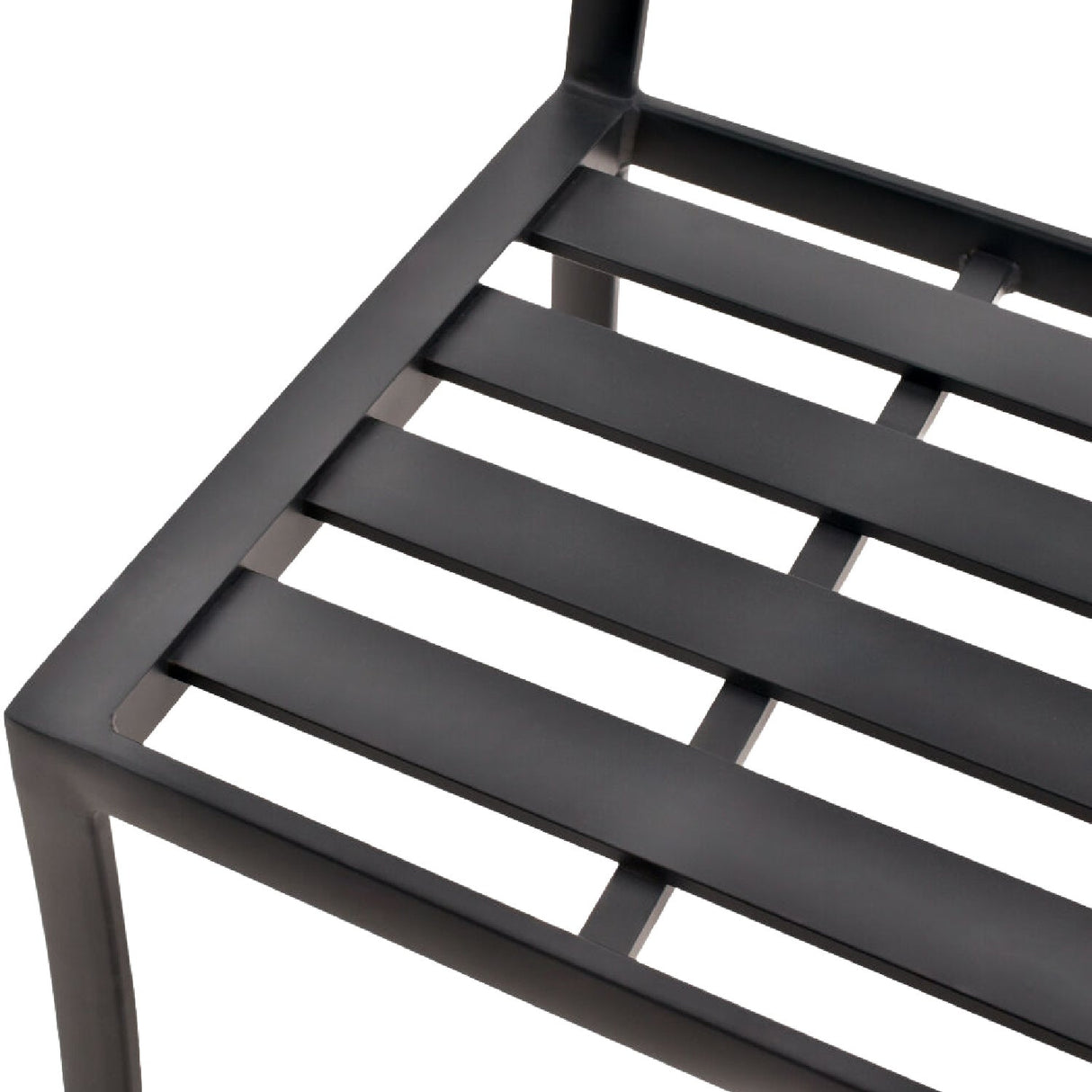 Modern European furniture - Black Aluminum Outdoor Dining Chairs (2) - www.oroa.com