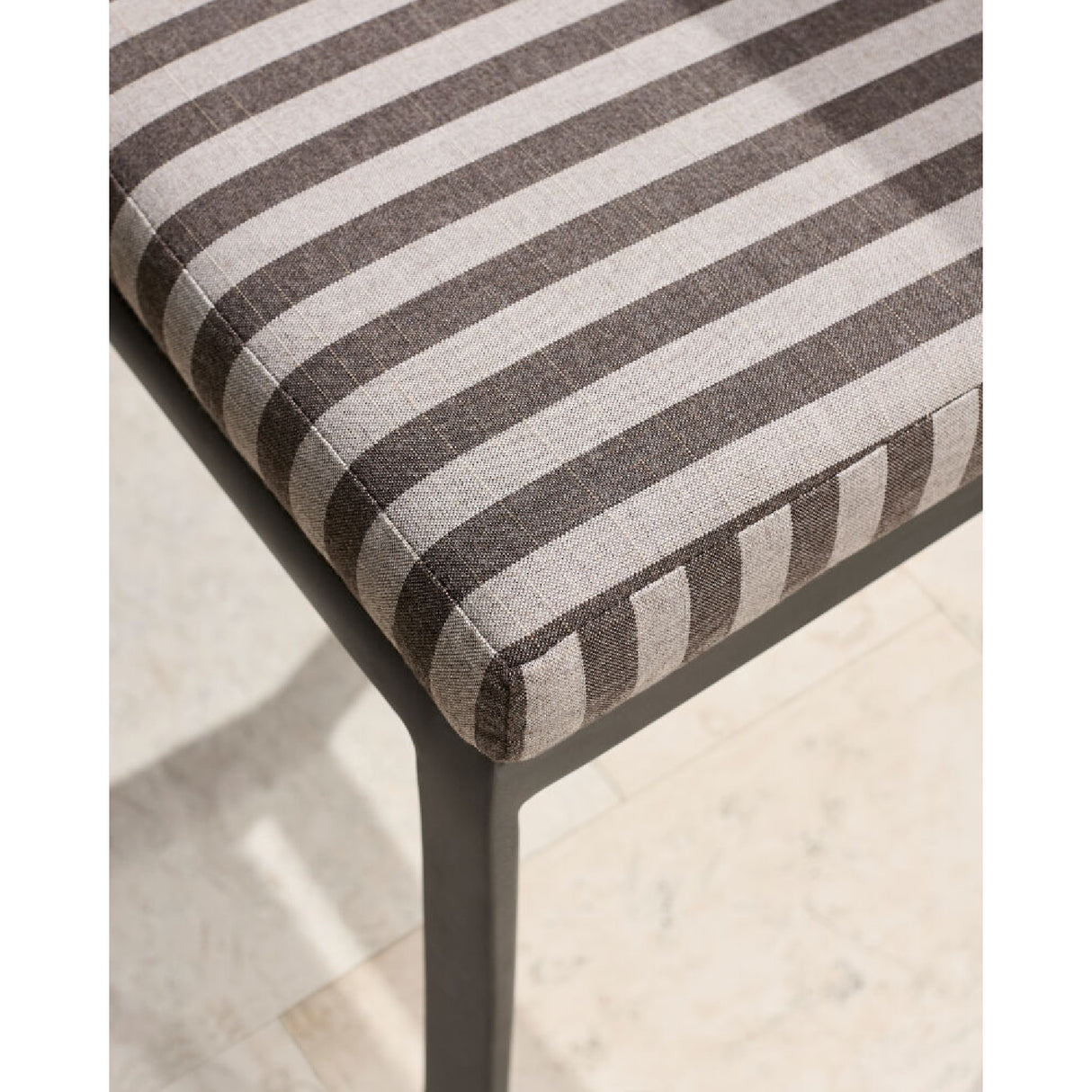 Modern European furniture - Black Aluminum Outdoor Dining Chair - www.oroa.com