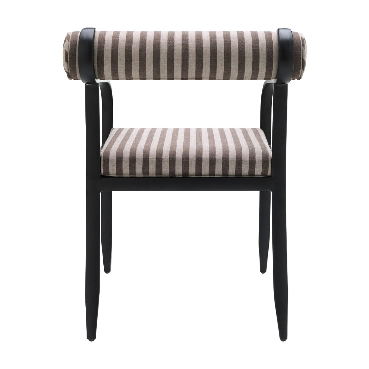 Modern European furniture - Black Aluminum Outdoor Dining Chair - www.oroa.com