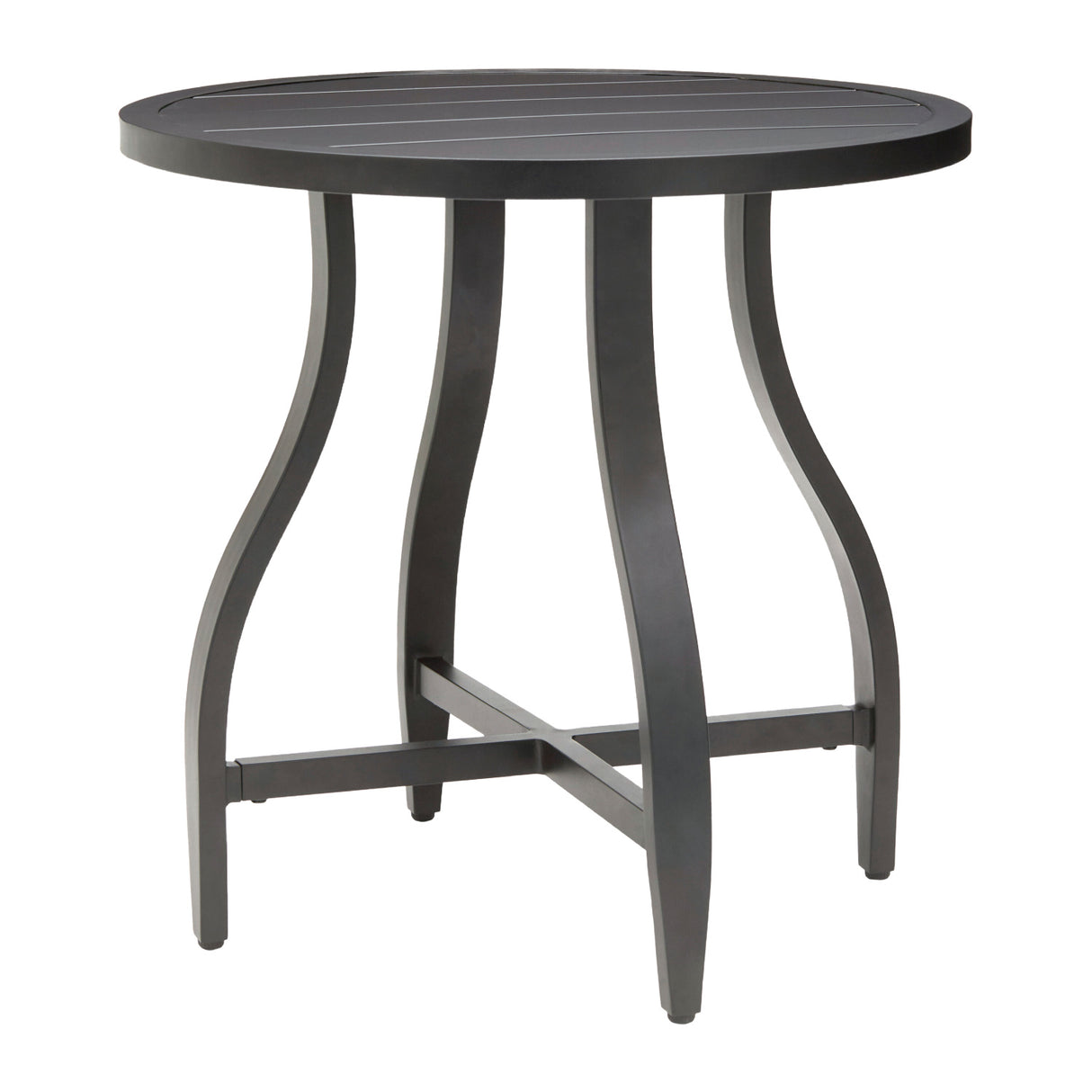 Modern European furniture - Black Aluminum Outdoor End Table - www.oroa.com