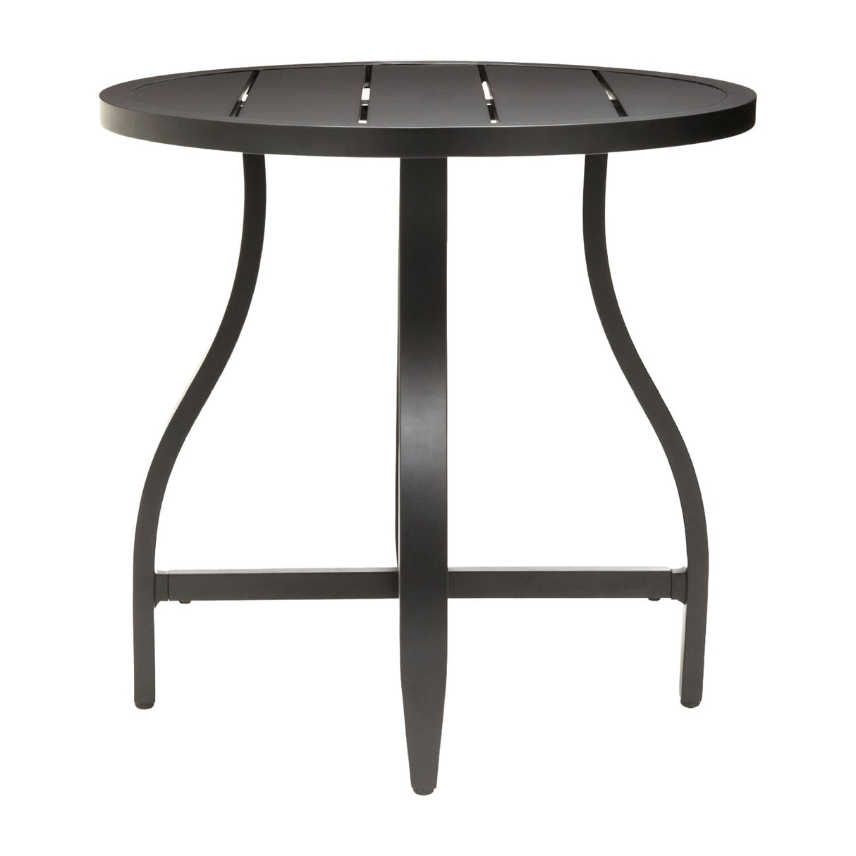 Modern European furniture - Black Aluminum Outdoor End Table - www.oroa.com