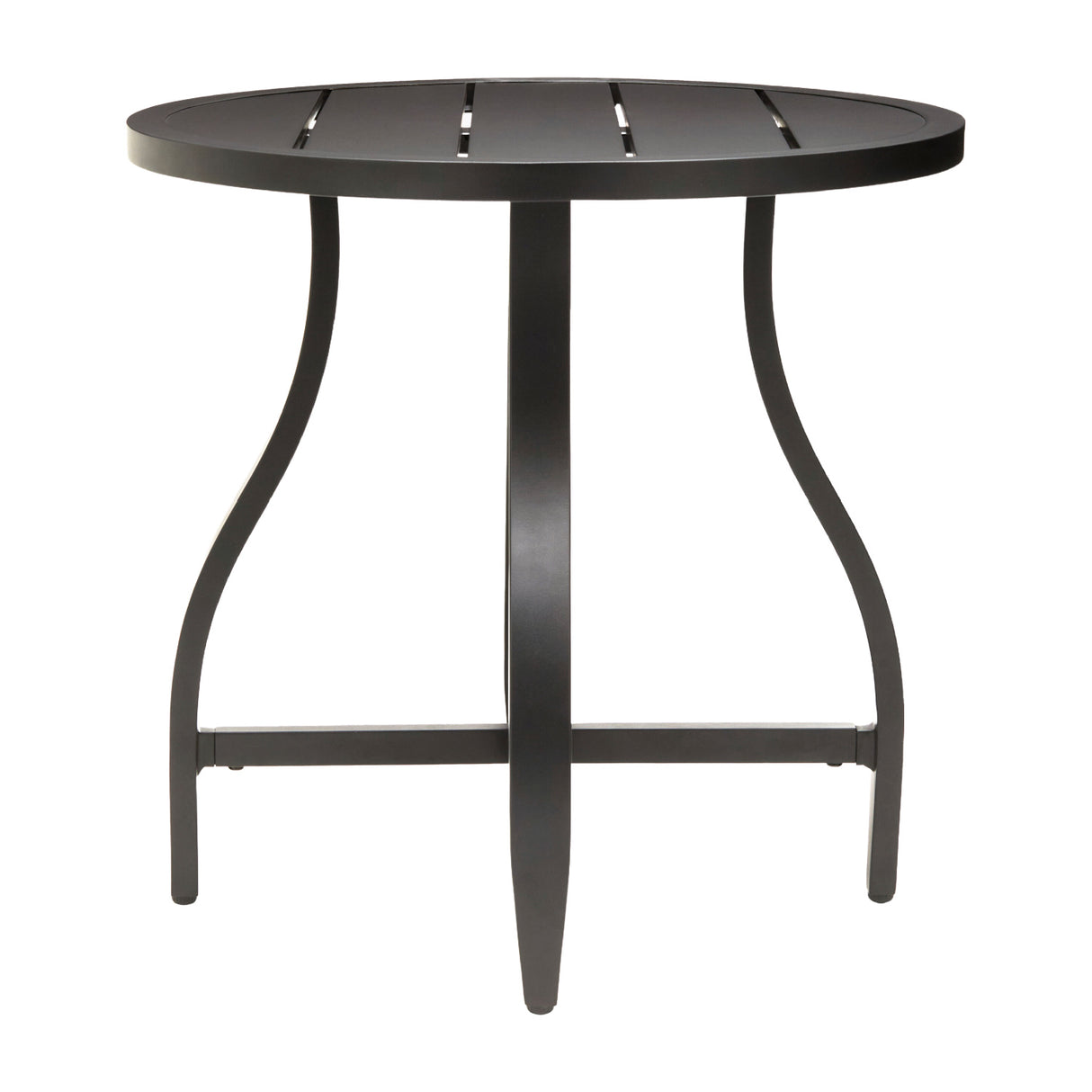 Modern European furniture - Black Aluminum Outdoor End Table - www.oroa.com | Oroa.com