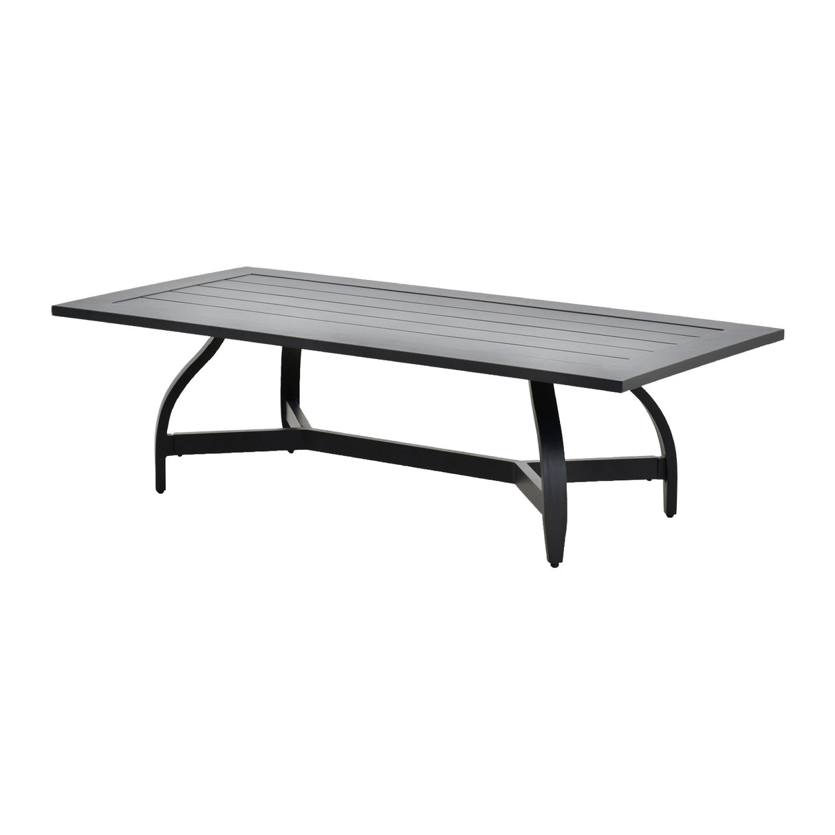 Modern European furniture - Black Aluminum Outdoor Coffee Table - www.oroa.com