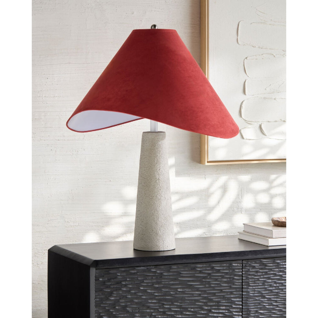 Modern European furniture - Cotton Shade Table Lamp - www.oroa.com