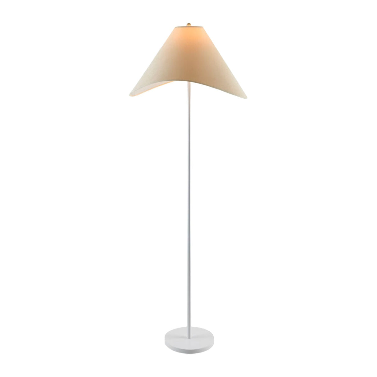 Modern European furniture - Cotton Shade Accent Floor Lamp - www.oroa.com