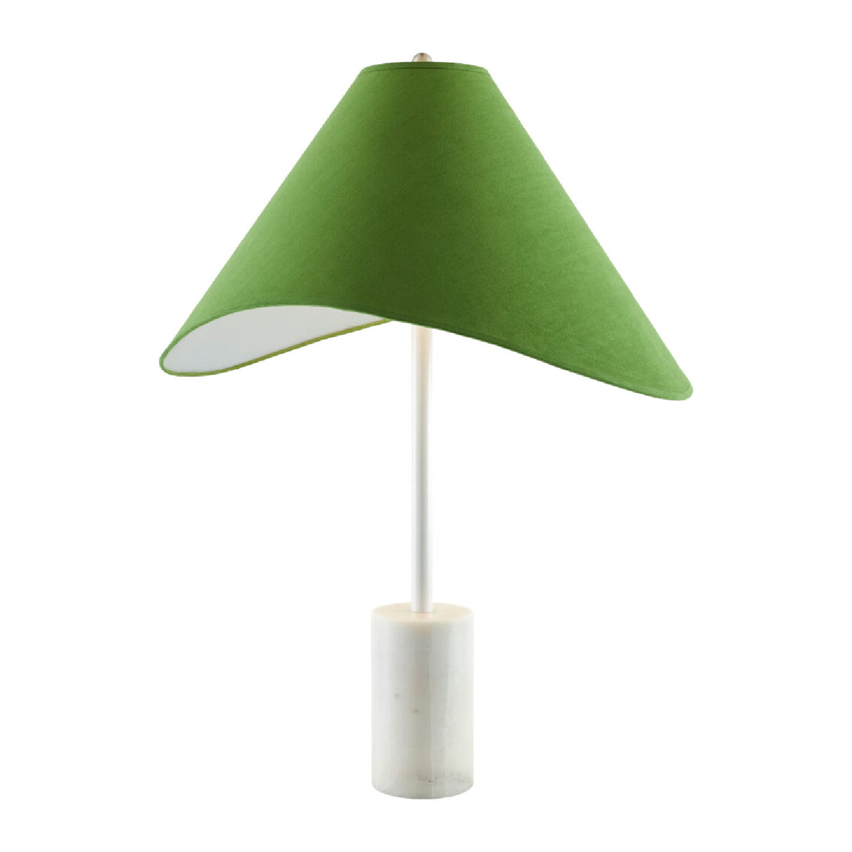 Modern European furniture - Marble Base Cotton Table Lamp - www.oroa.com