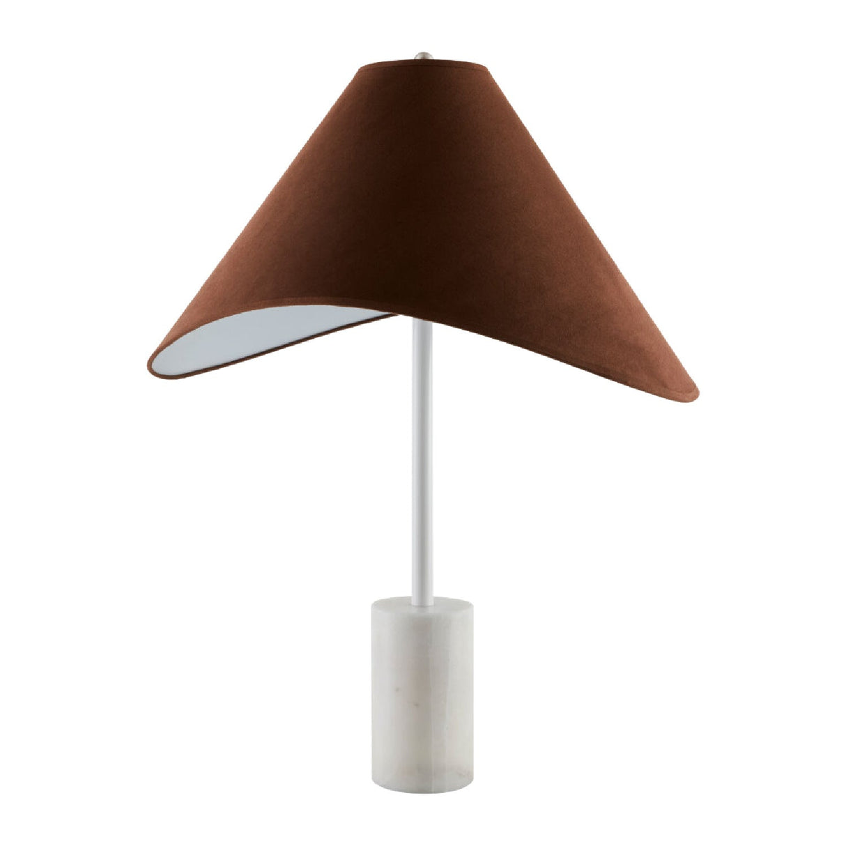 Modern European furniture - Marble Base Cotton Table Lamp - www.oroa.com