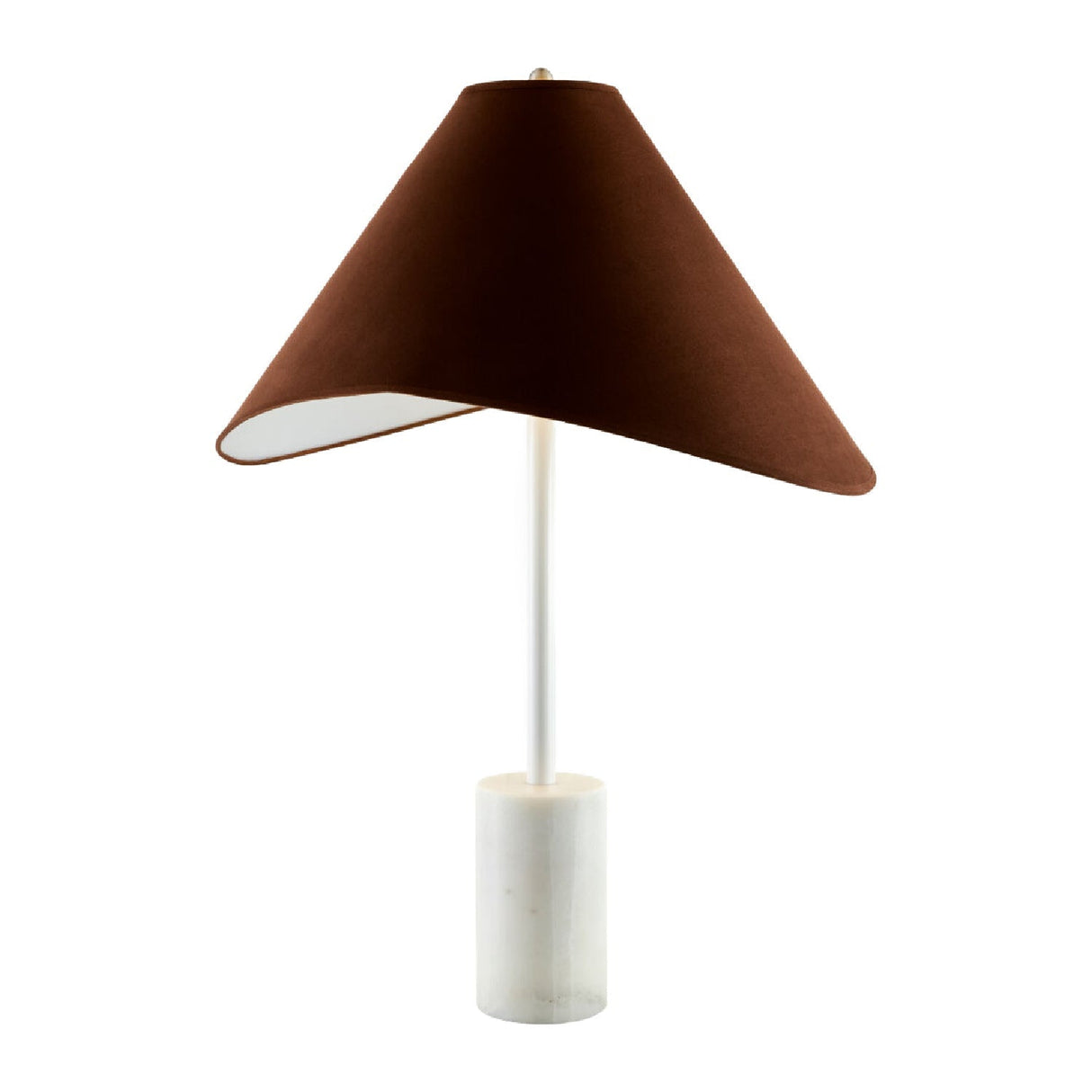 Modern European furniture - Marble Base Cotton Table Lamp - www.oroa.com