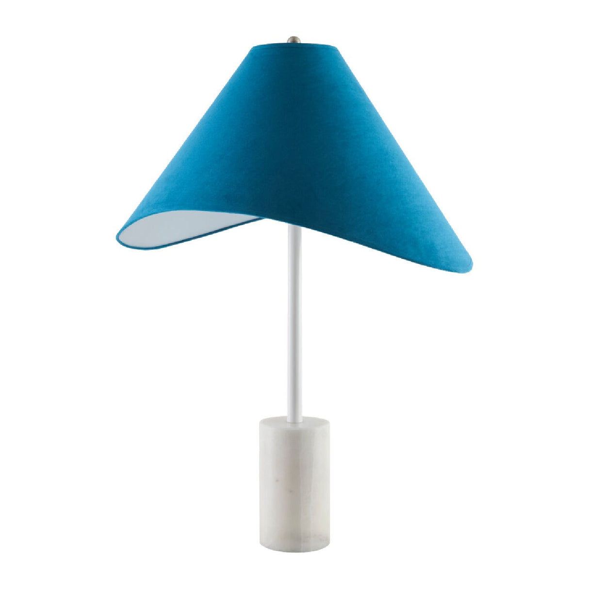 Modern European furniture - Marble Base Cotton Table Lamp - www.oroa.com