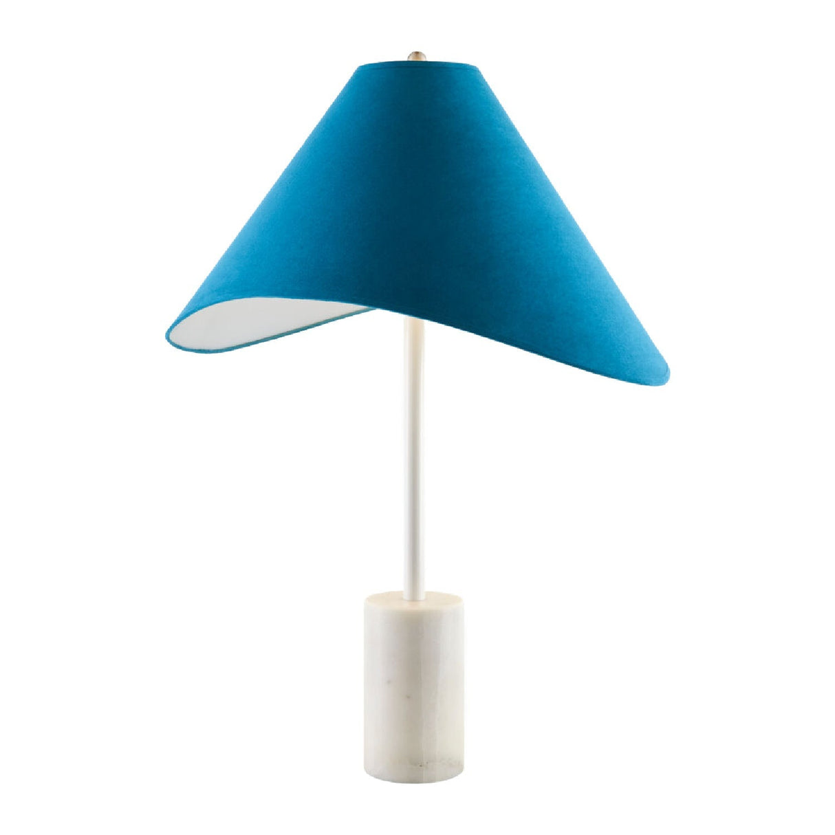 Modern European furniture - Marble Base Cotton Table Lamp - www.oroa.com
