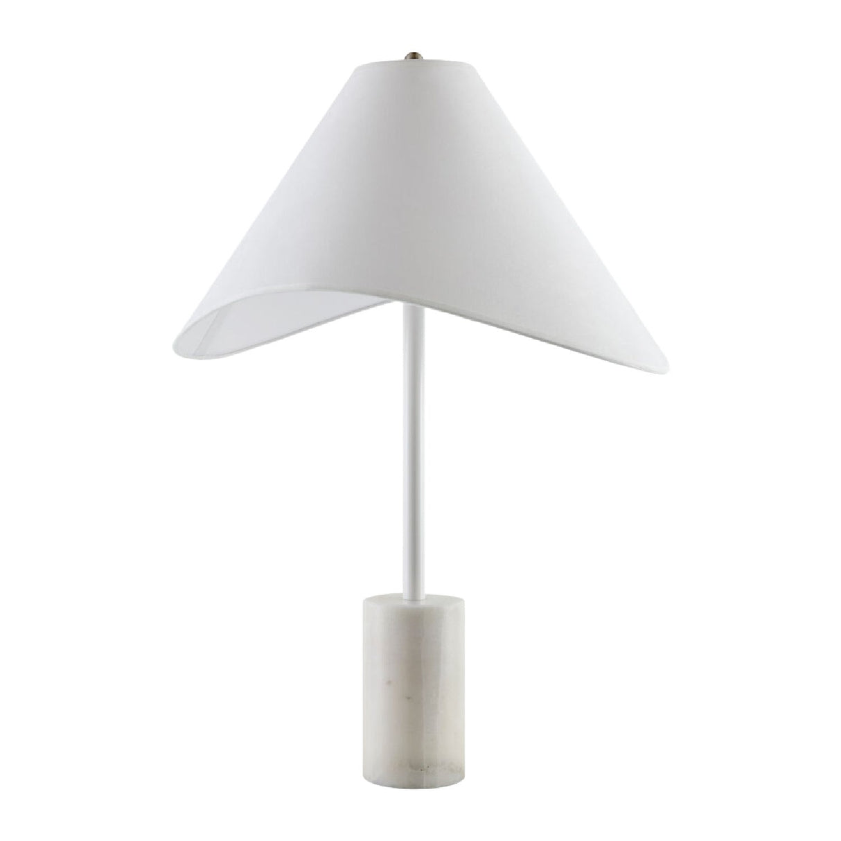 Modern European furniture - Marble Base Cotton Table Lamp - www.oroa.com