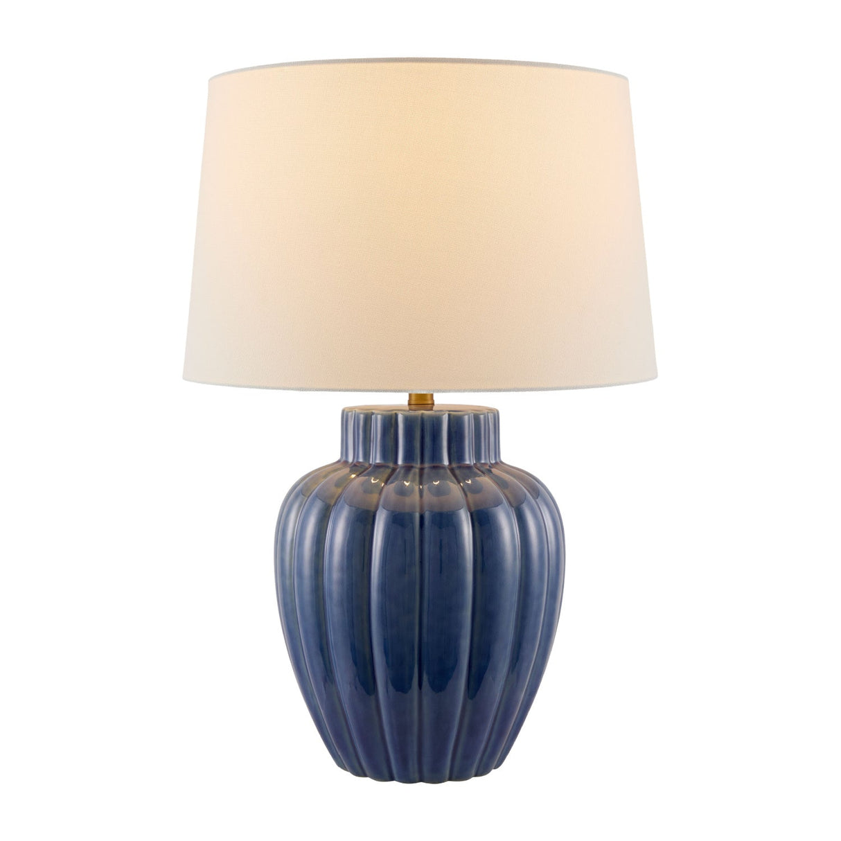 Modern European furniture - Blue Ceramic Accent Table Lamp - www.oroa.com