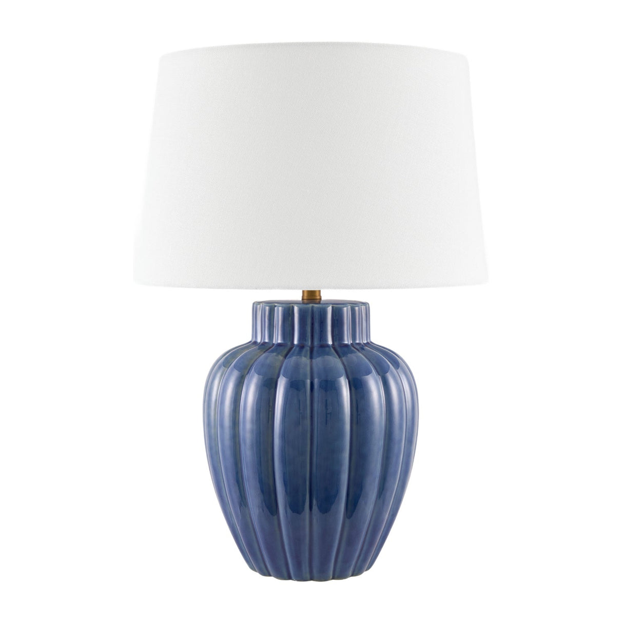 Modern European furniture - Blue Ceramic Accent Table Lamp - www.oroa.com
