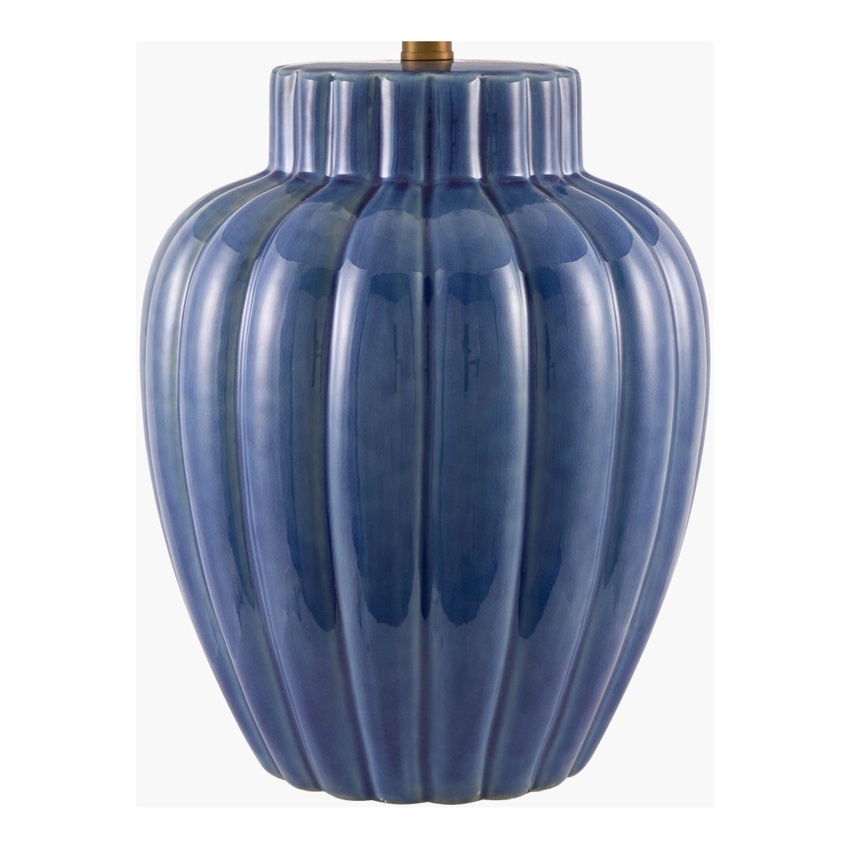 Modern European furniture - Blue Ceramic Accent Table Lamp - www.oroa.com