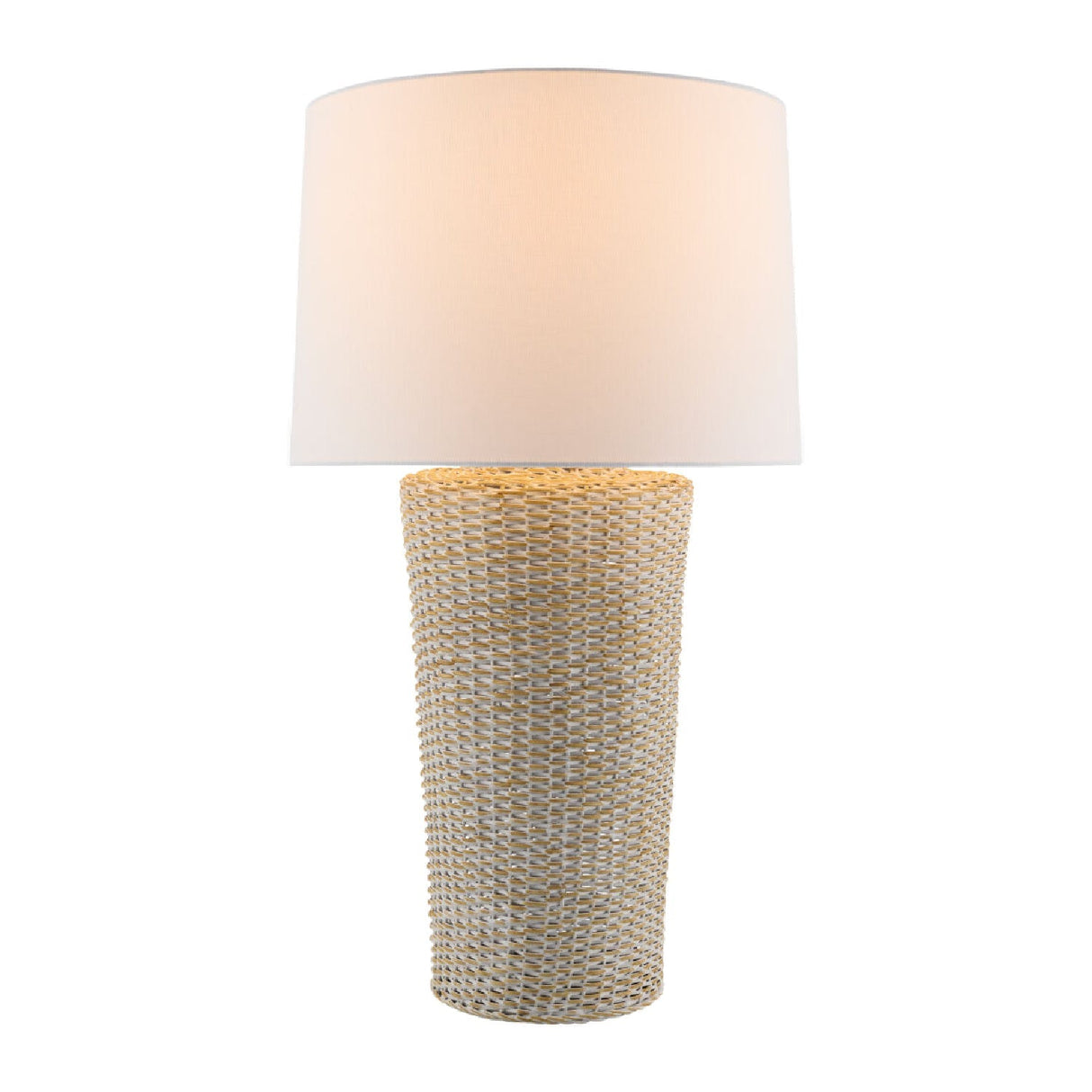 Modern European furniture - Rattan Woven Accent Table Lamp - www.oroa.com