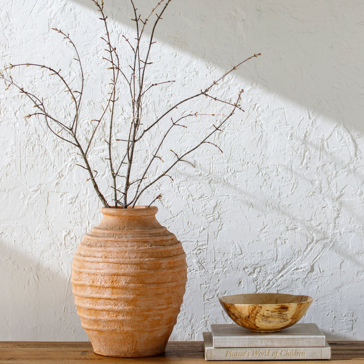 Modern European furniture - Distressed Terracotta Vase - www.oroa.com