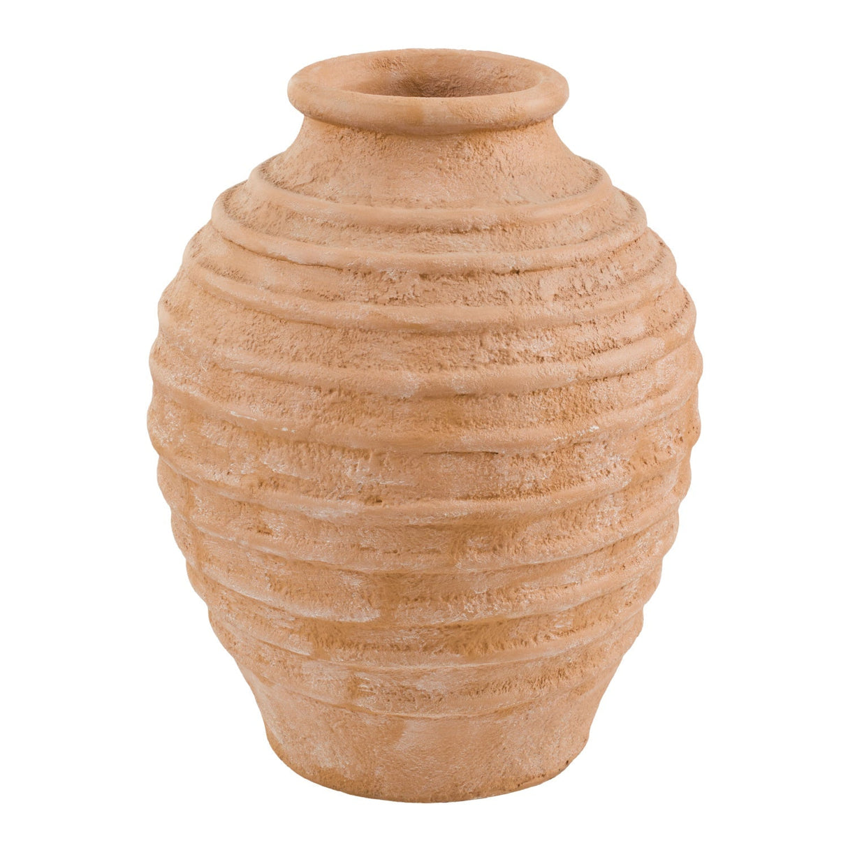 Modern European furniture - Distressed Terracotta Vase - www.oroa.com