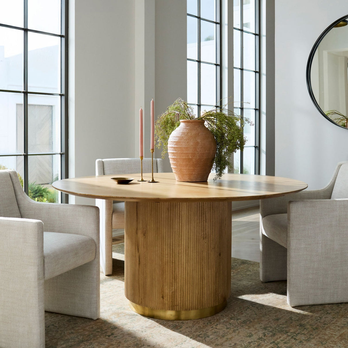 Modern European furniture - Distressed Terracotta Vase - www.oroa.com