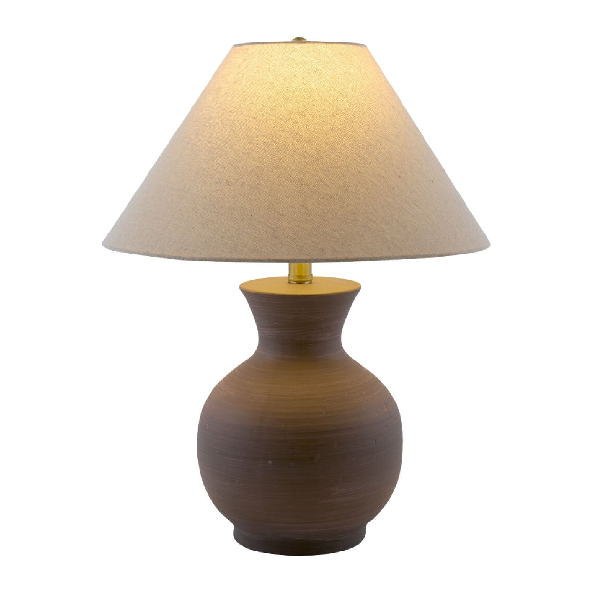 Modern European furniture - Antique Brown Ceramic Table Lamp - www.oroa.com