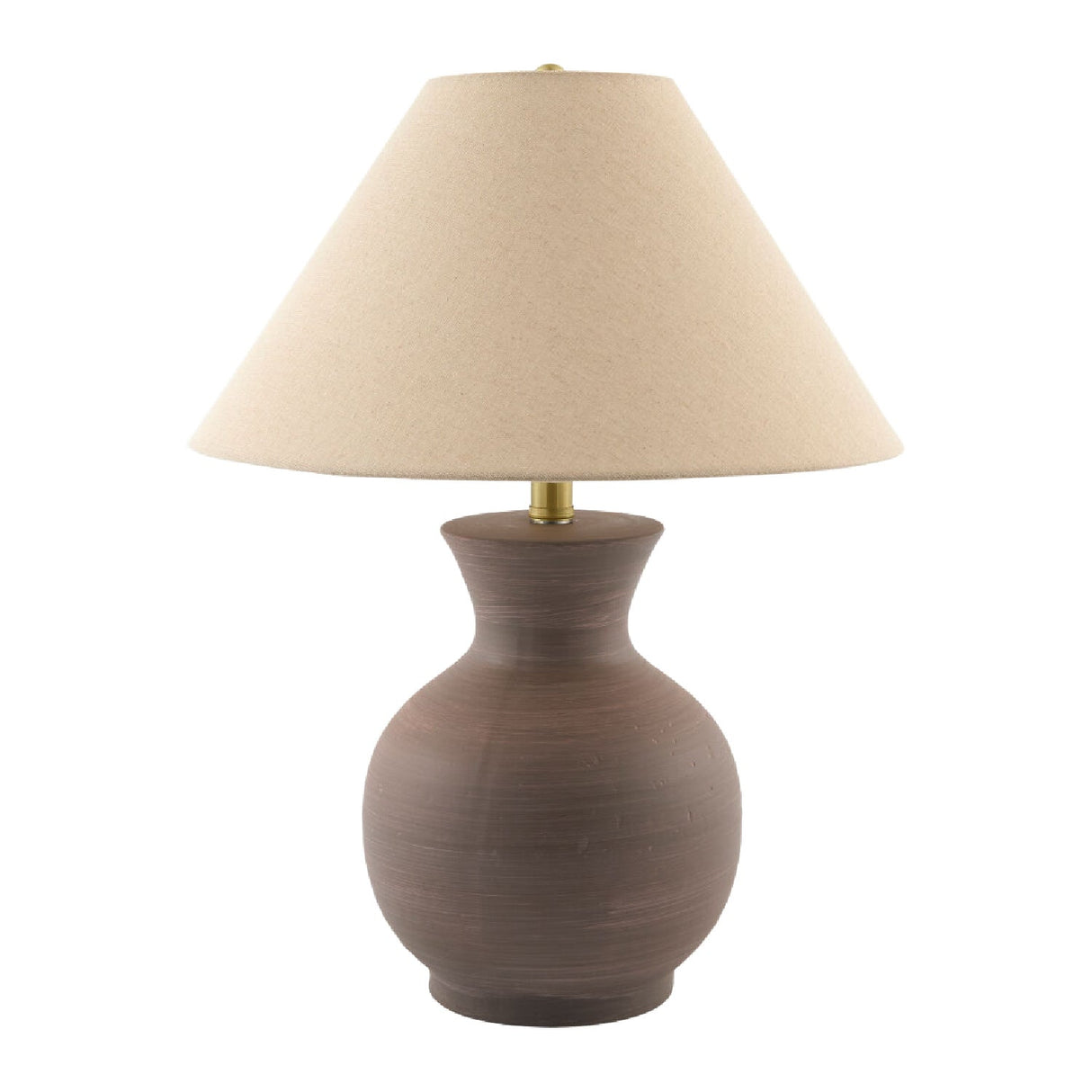 Modern European furniture - Antique Brown Ceramic Table Lamp - www.oroa.com
