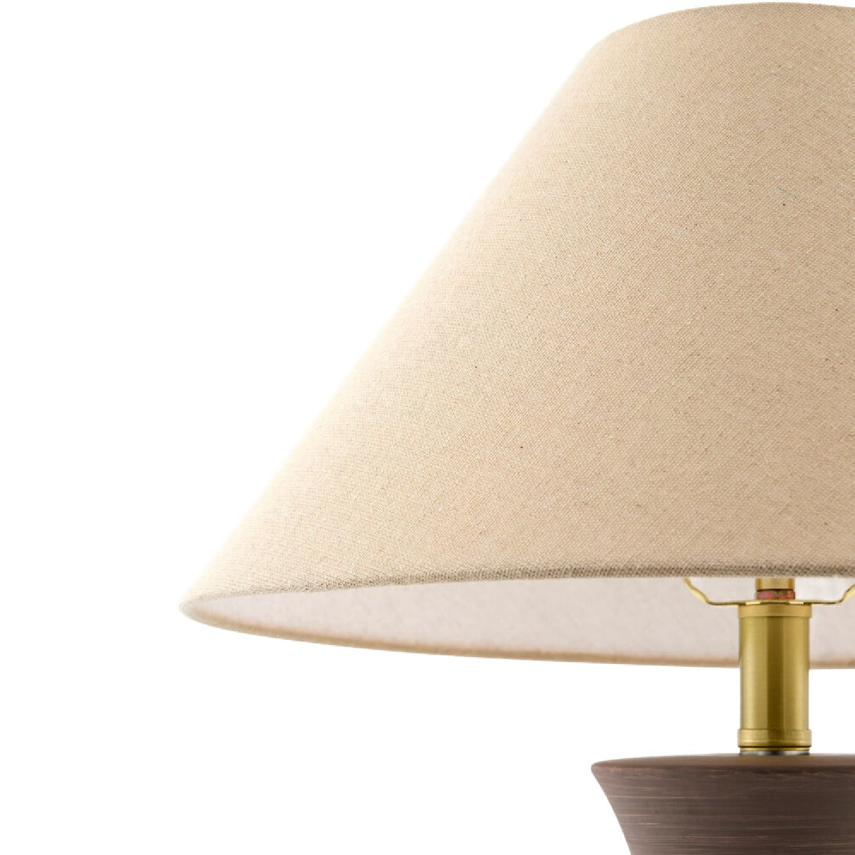 Modern European furniture - Antique Brown Ceramic Table Lamp - www.oroa.com
