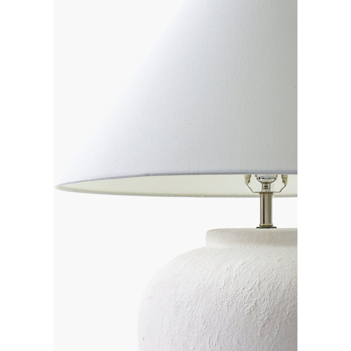Modern European furniture - Cream Ceramic Accent Table Lamp - www.oroa.com