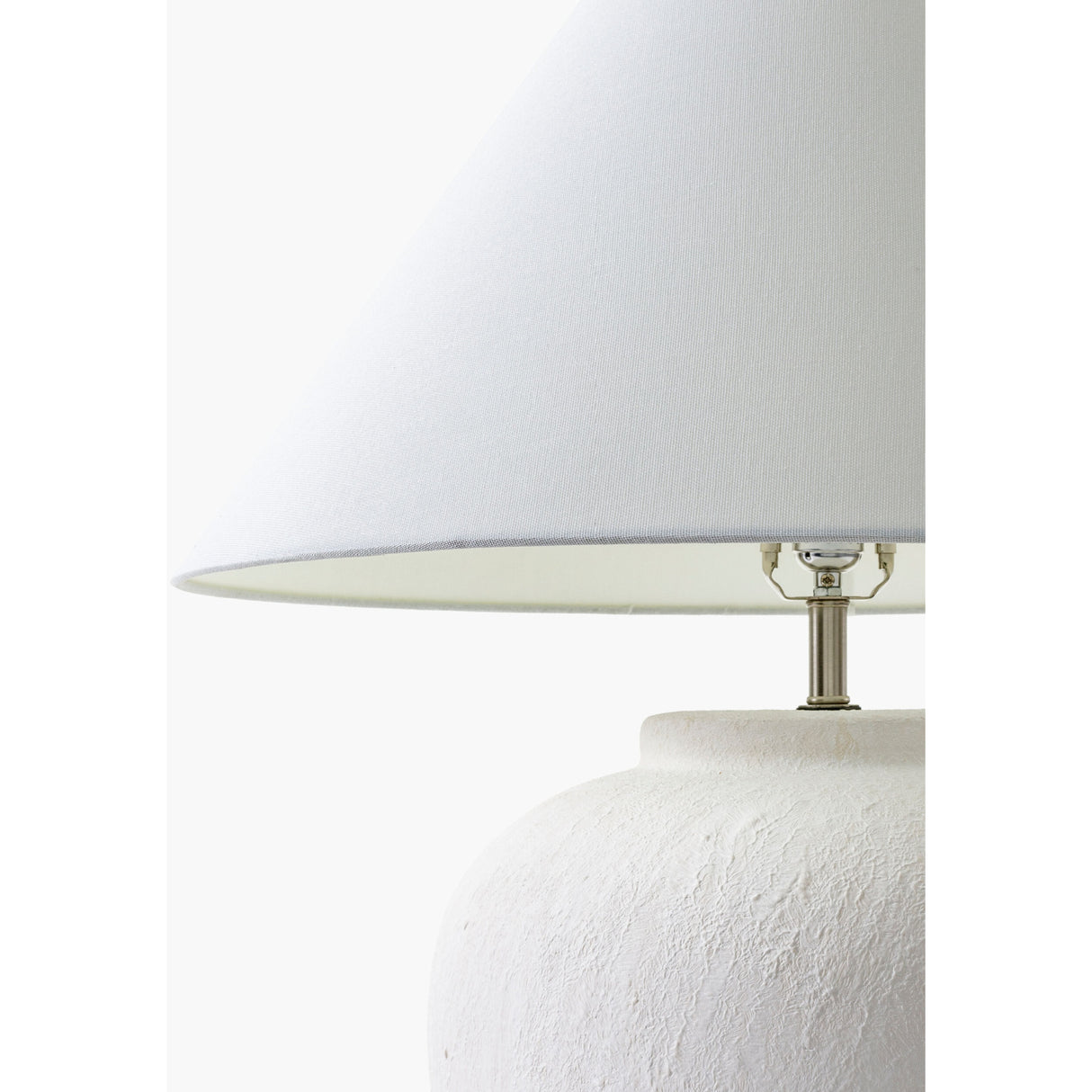 Modern European furniture - Cream Ceramic Accent Table Lamp - www.oroa.com