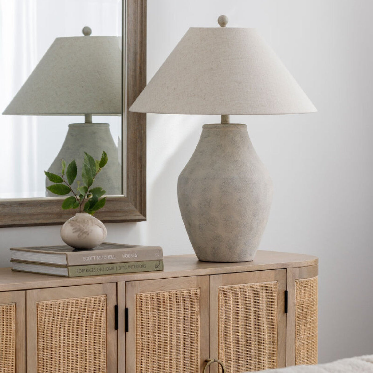Modern European furniture - Textured Ceramic Accent Table Lamp - www.oroa.com