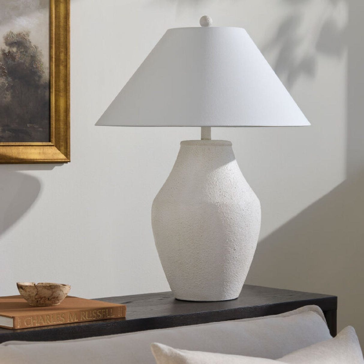 Modern European furniture - Ceramic Base Accent Table Lamp - www.oroa.com
