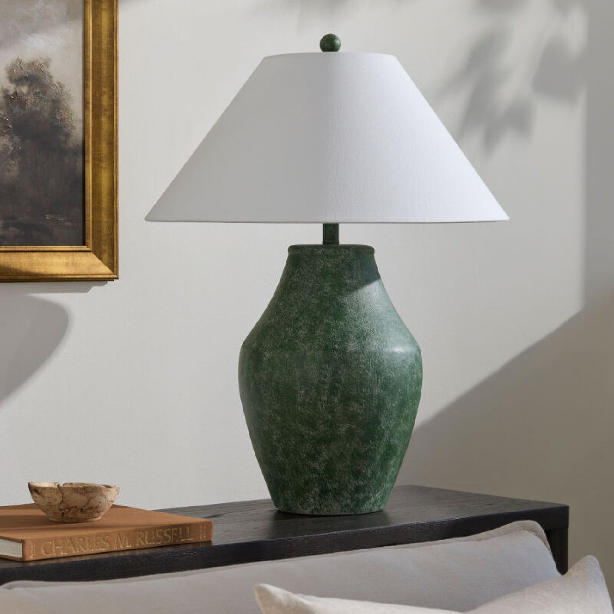 Modern European furniture - Ceramic Base Accent Table Lamp - www.oroa.com