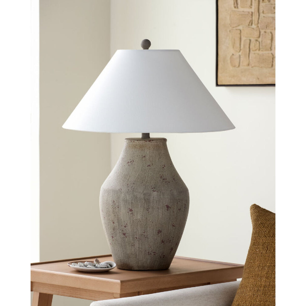Modern European furniture - Ceramic Base Accent Table Lamp - www.oroa.com