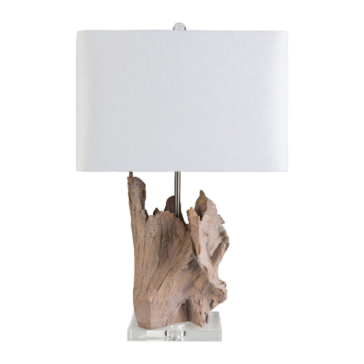 Modern European furniture - Organic Wooden-Look Table Lamp - www.oroa.com