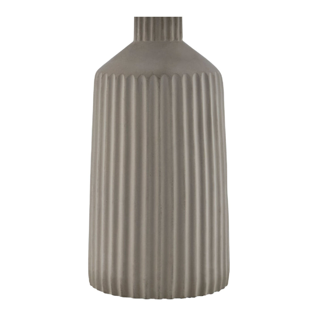 Modern European furniture - Gray Fluted Concrete Table Lamp - www.oroa.com