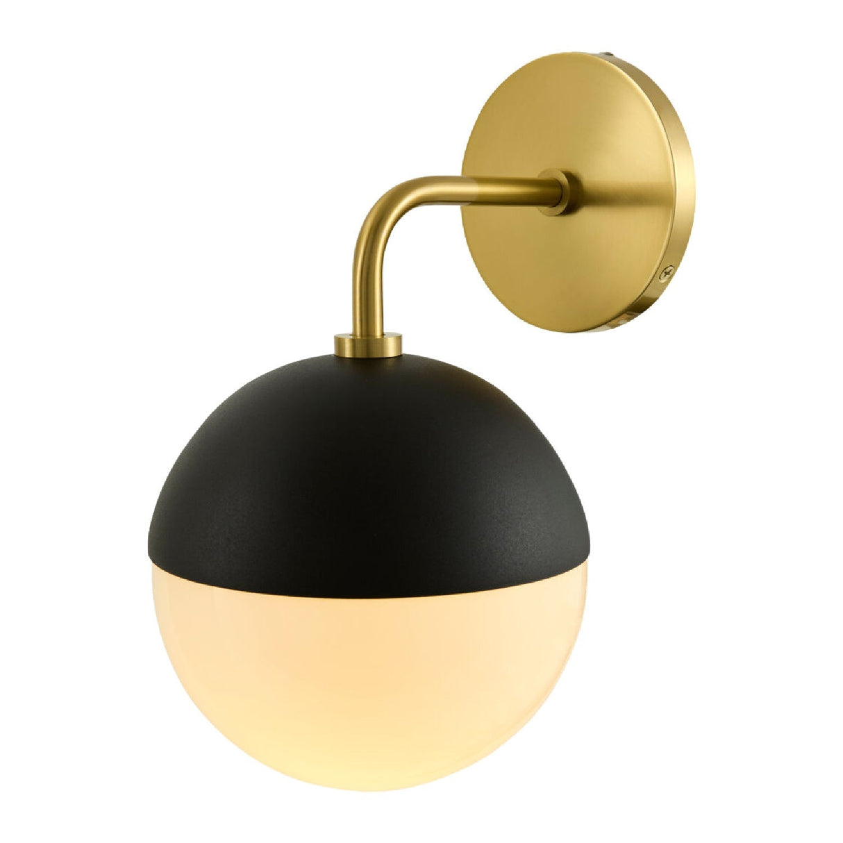 Modern European furniture - Electroplated Black Wall Lamp - www.oroa.com
