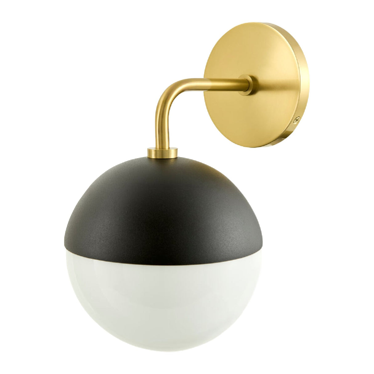 Modern European furniture - Electroplated Black Wall Lamp - www.oroa.com