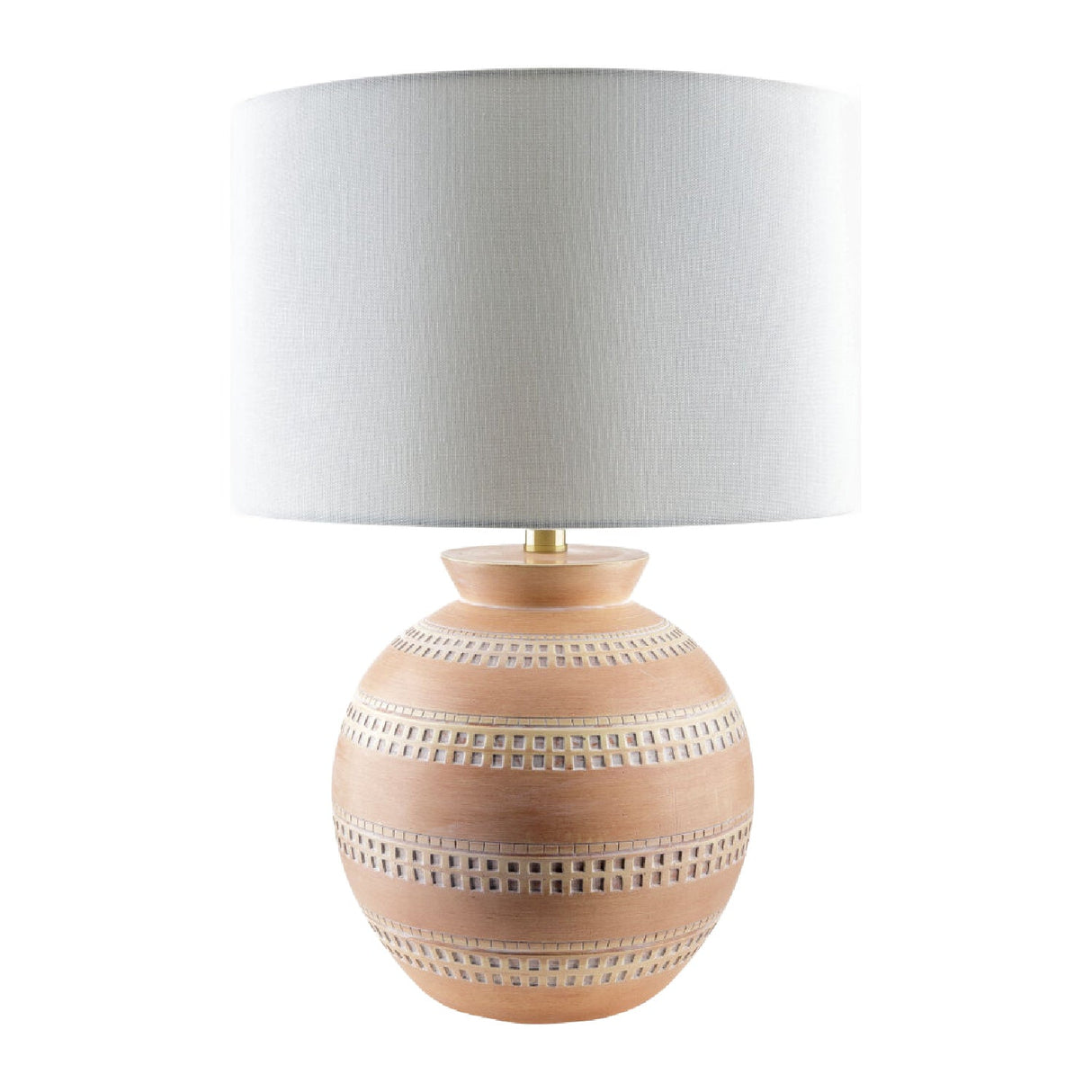 Modern European furniture - Painted Round Base Table Lamp - www.oroa.com