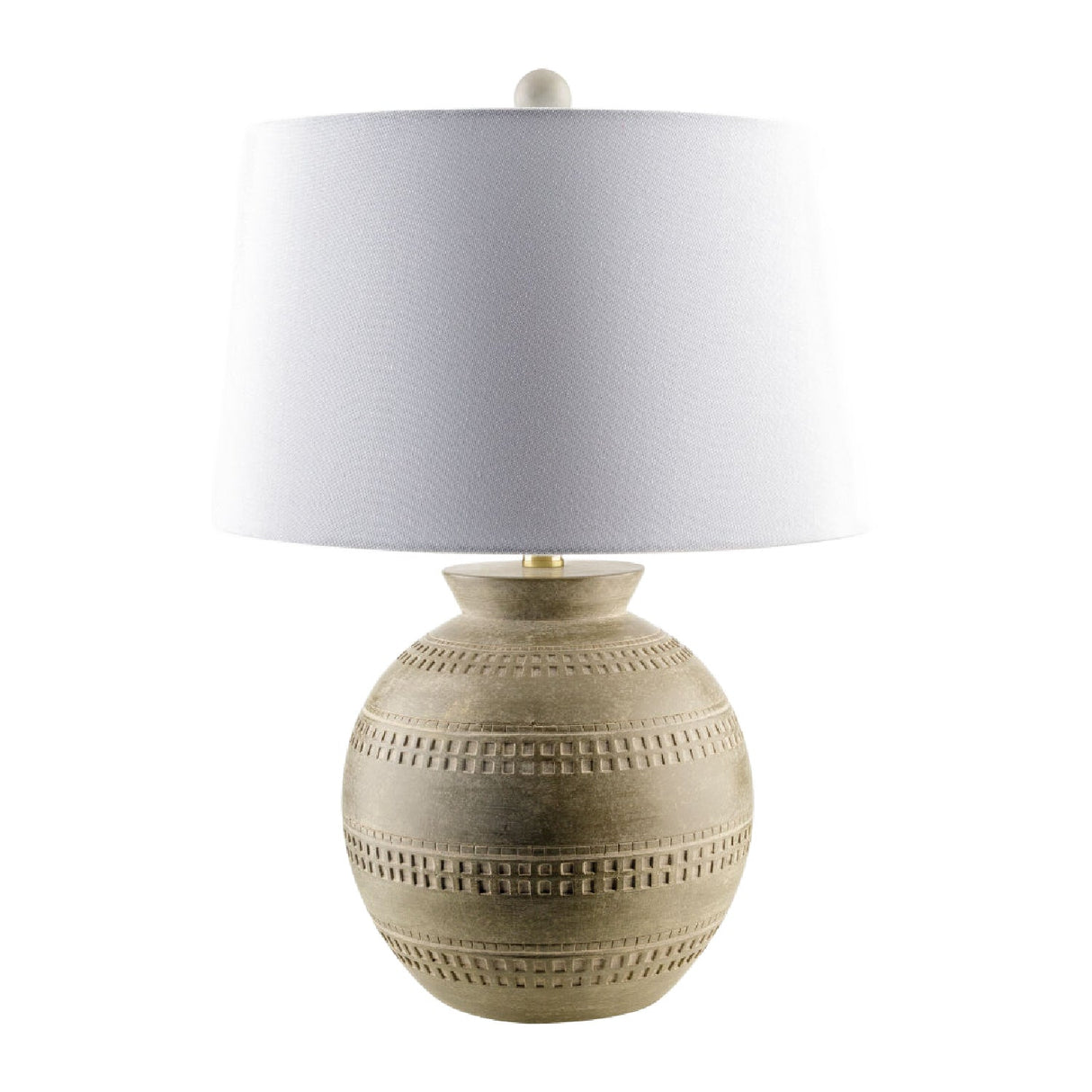 Modern European furniture - Painted Round Base Table Lamp - www.oroa.com