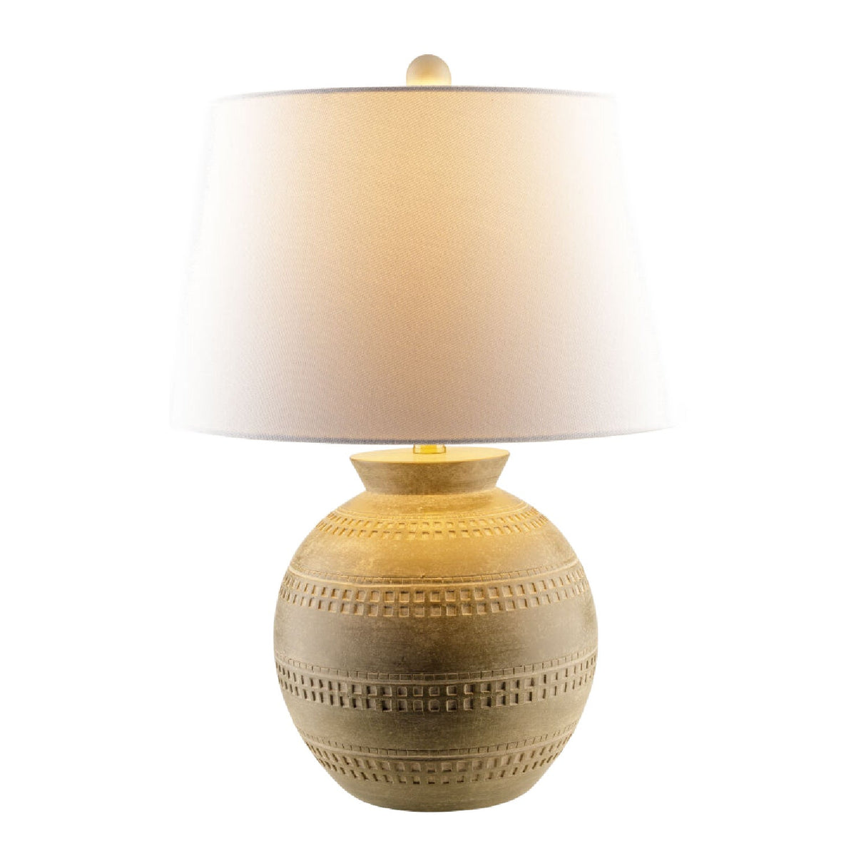 Modern European furniture - Painted Round Base Table Lamp - www.oroa.com